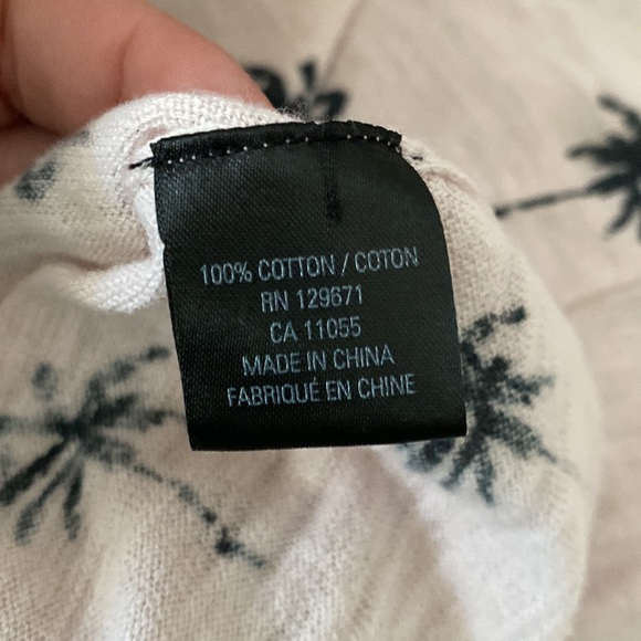 Skull Cashmere Elie Palm Tree Tee in Lilac Blossom Charcoal💗🌴💗 - Picture 10 of 11